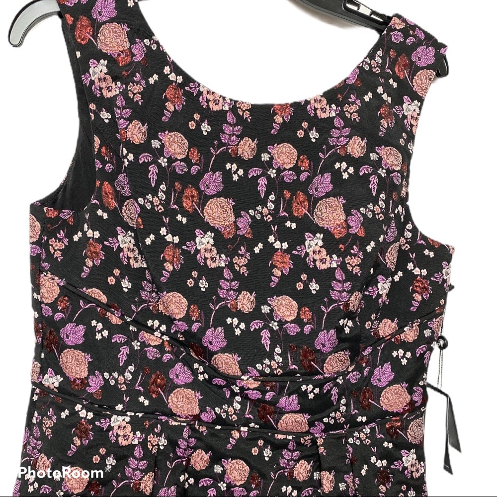 Adrianna Papell Ditsy Floral High Low Dress - Picture 7 of 9